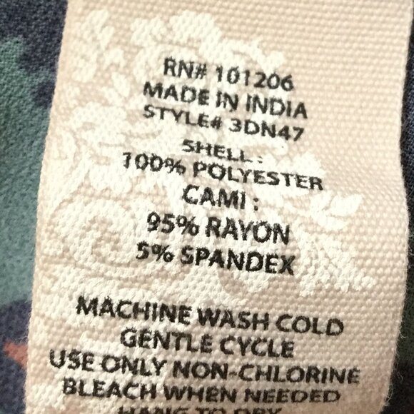 Soft Surroundings Black Tribal-Print Semi Sheer Button Up Top s/p - Picture 7 of 9